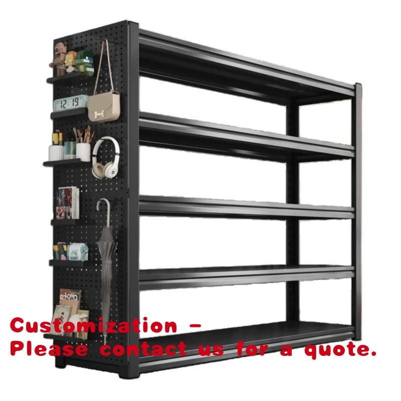 

custom.High Capacity Steel Heavy Duty Supermarket Rack Adjustable Metal Storage Shelving with Quick Installation Supermarket