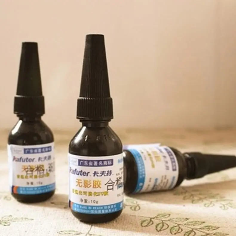 Kafuter K-303 Uv Glue for Acrylic Stability Organic Transparent Bonding Strong Adhesive Fiber Material Glass Glue