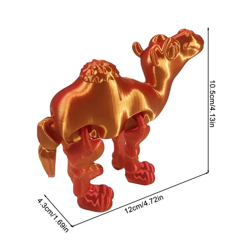 Zabawki figurki zwierząt drukowanie 3D małe zwierzęta pustynne Model aktywny wspólne zwierzęta pustynne Model figurki ciekawe zabawki edukacyjne