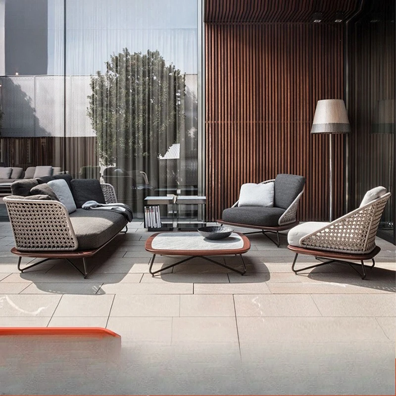 

Outdoor rattan outdoor rattan chair sofa chair furniture combination