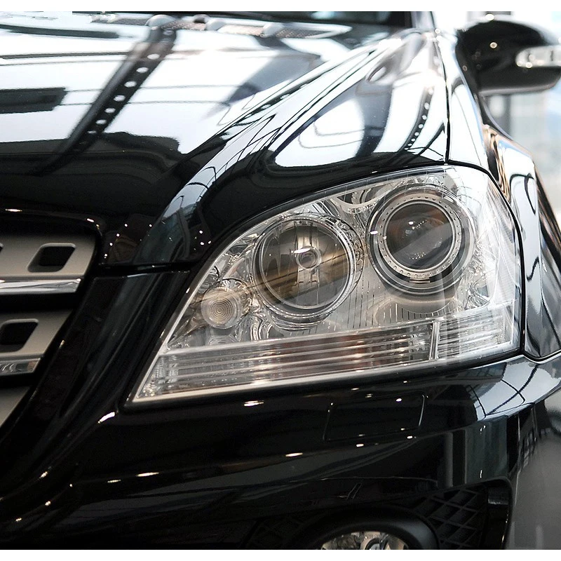 Para benz w164 m-class ml280 ml320 ml420 ml500 2005 2006 2007 farol capa transparente lâmpada escudo lampshdade lente