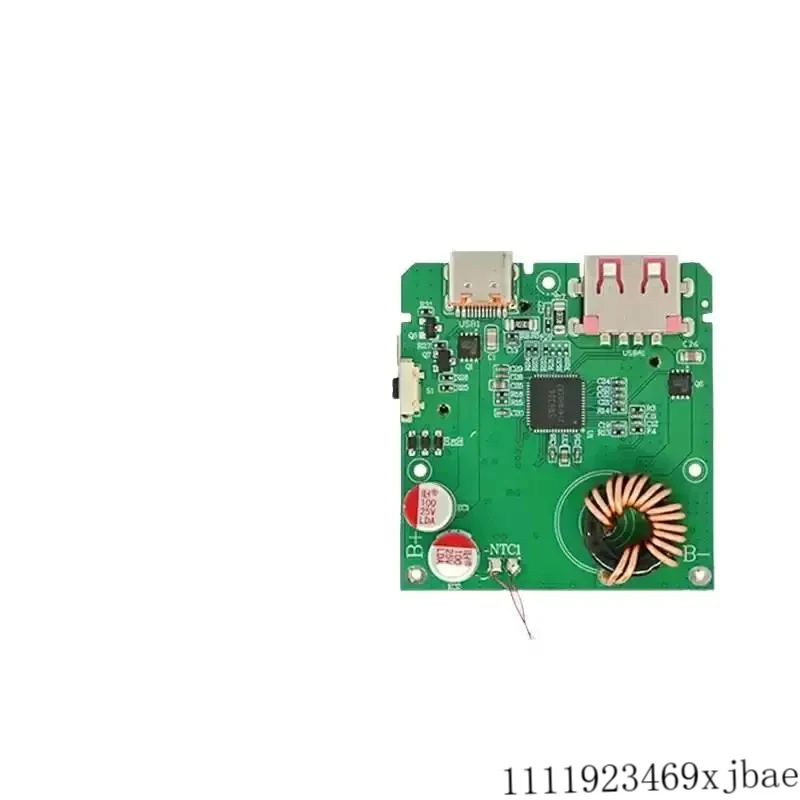 Power Bank Mainboard PD65W Input PD100W Output Fast Charging Module With Battery Protection Board BMS Module TFT Screen Display
