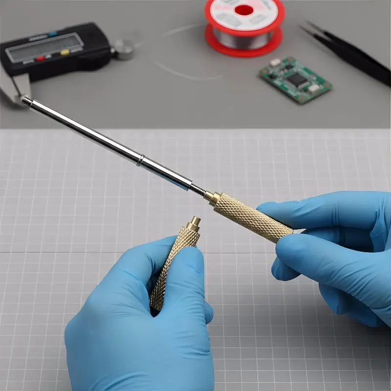 T12 Soldering Iron M2 M8 Hot Melt Nut Insertion Tips Kit for PCB Assembly Professional Embedded Repair Tool