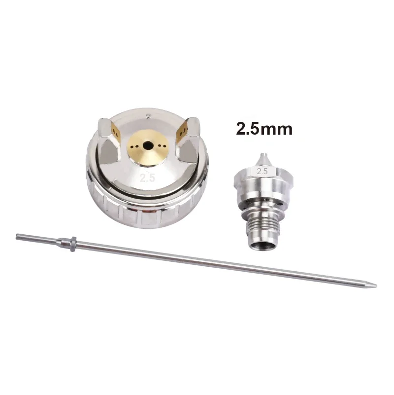 RONGPENG 2.5mm Spray Gun Nozzle Set Needle Air Cap Set For R500 R200S Airbrush