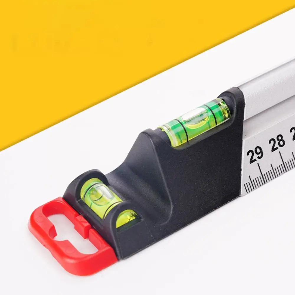 

High Precision Level Marking Ruler Aluminum Alloy Measuring Tools Bubble Level Gauge Calibration Horizontal