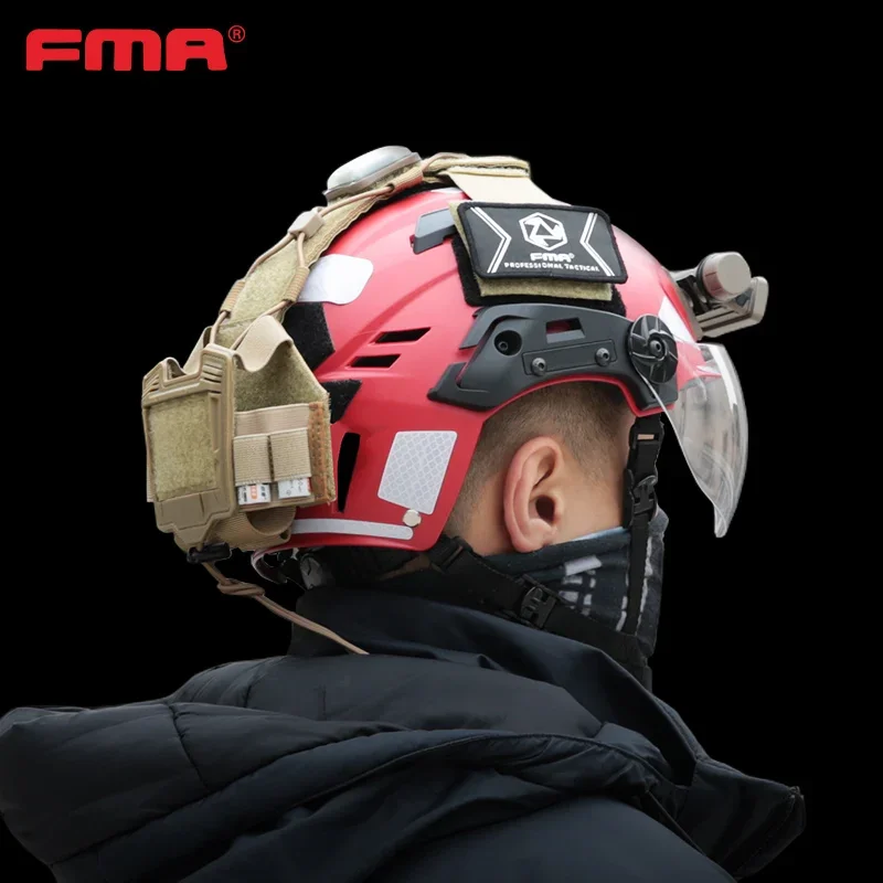 FMA-casco de seguridad táctico para rescate, protector de emergencia contra incendios, ligero, ajustable