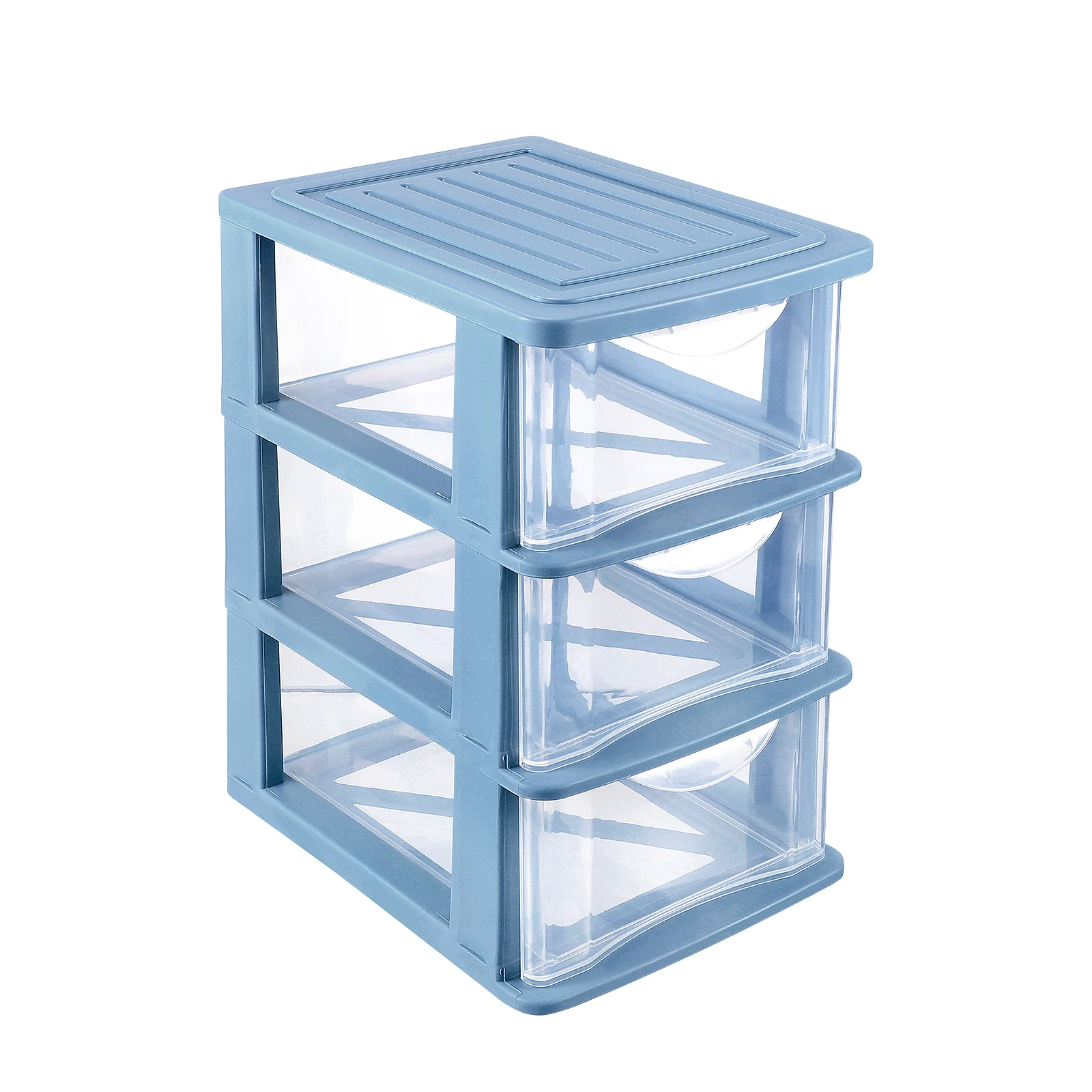 

Plastic Storage Box Multi-Layer Drawer Organizer Desktop Cabinet PP Smooth Slide Countertop Unit for Jewelry