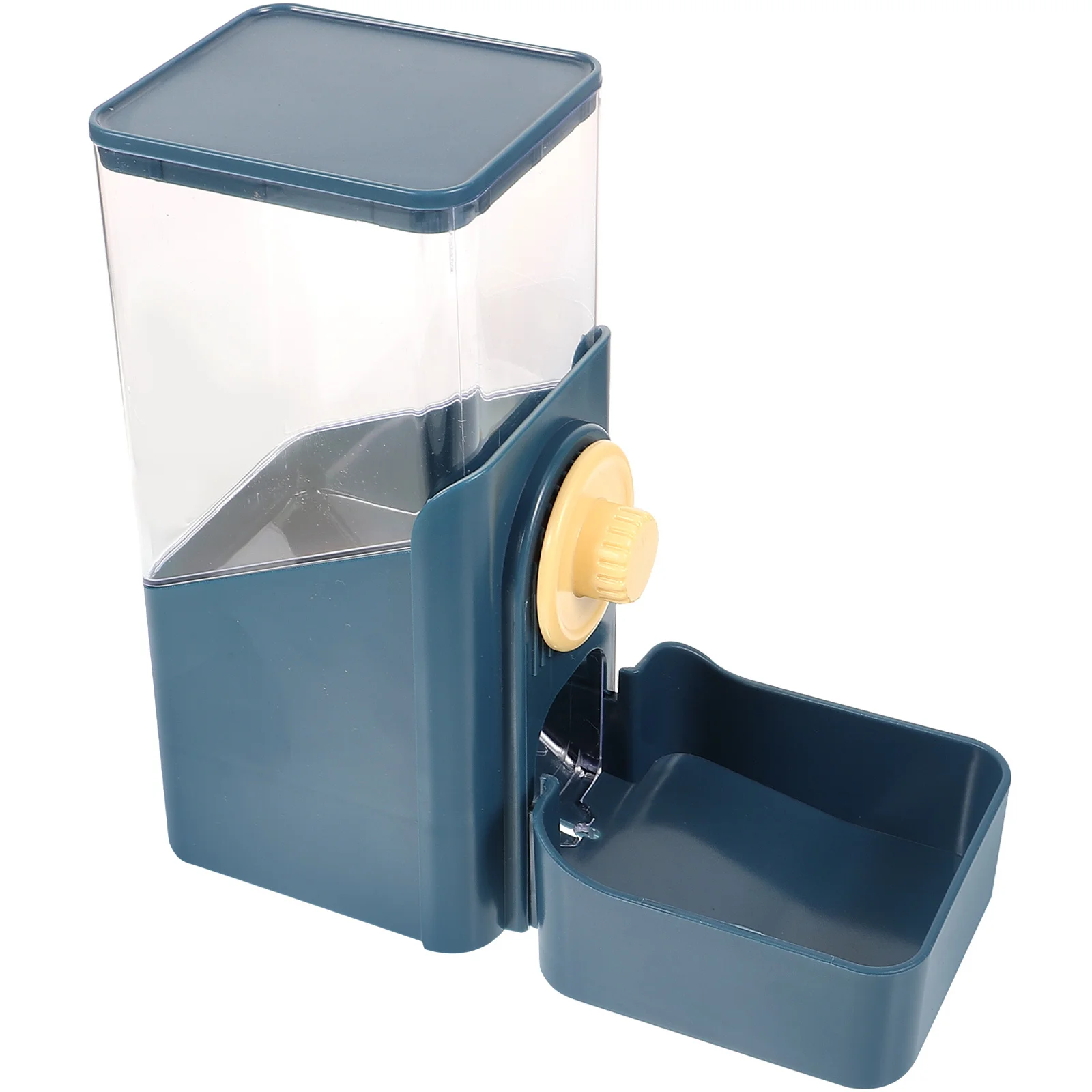 

Hanging Small Pet Feeder for Hamster Bunny Hedgehog Reusable Food Container with Large Capacity Anti-Waste Dispenser Washable