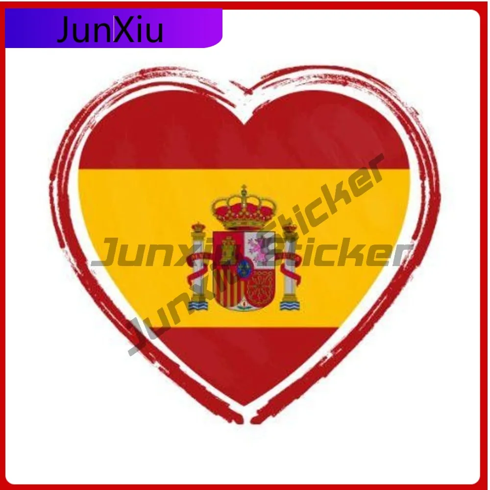 

Badge Spain Sticker Stylish Laptop Waterproof Decoration Vinyl Personalizable Outdoor Funny Window Anti Scratch Weatherproof