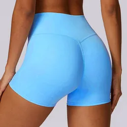 Summer Sport Shorts Yoga Shorts Women's Low Waist Elasticated Seamless Fitness Leggings Push Up Gym Training Gym Tights Shorts