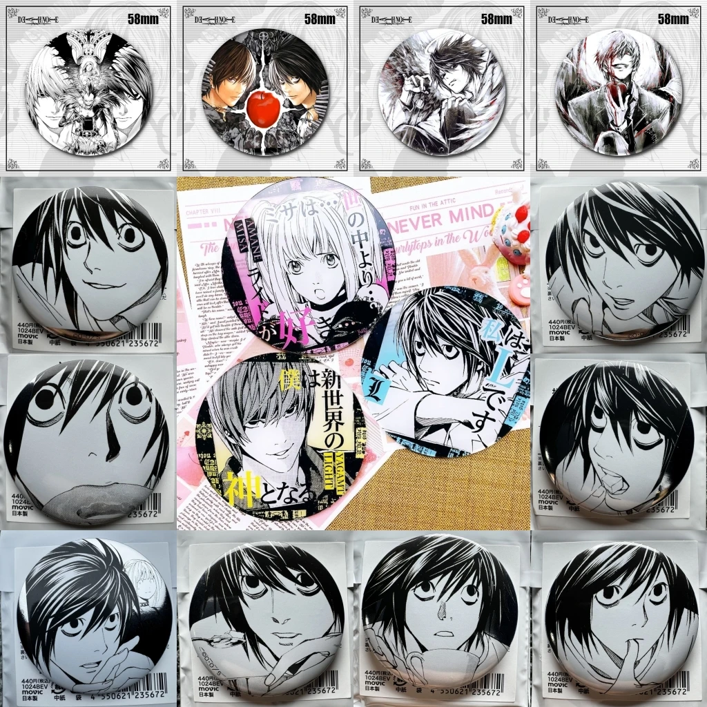 Prop En Cosplay - 58mm Anime DEATH NOTE Light Turner