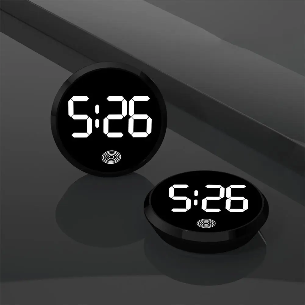 High Quality Car Luminous Clock Automobiles Internal Stick-On Watch Mini Digital Clocks Auto Ornament Parts Accessories