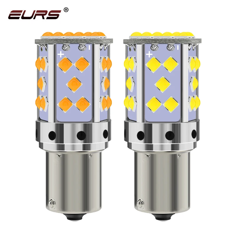 1pcs P21W BA15S 1156 BAU15S BAY15D 1157 T20 Car LED Turn Signal Bulb Auto Tail Brake Reverse Parking Light 12V White Red Yellow