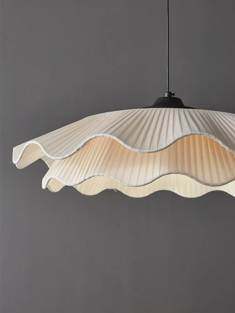 Nordic Fabric Led Pendant Light Bedroom Ceiling Chandelier Home Decor Indoor Lighting Fixtures