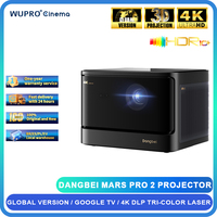 Dangbei Mars Pro 2 Projector Native 4K HDR10+ DLP Laser Cinema 2450 ISO Lumen Google TV Android For Home Global Version Theater