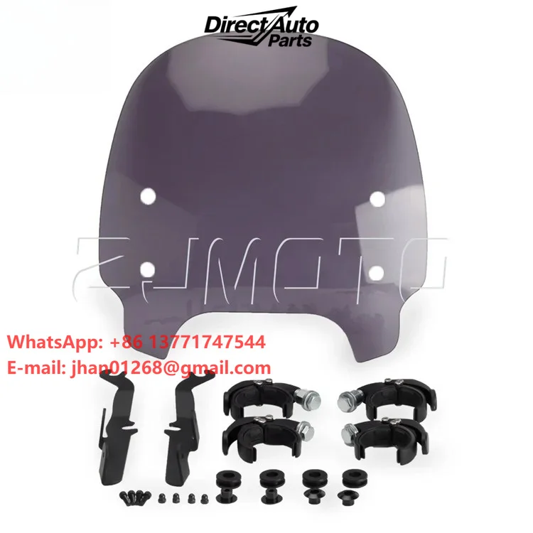 Motorcycle Quick-Release Clamps Windscreen Windshield Wind Deflector Screen for Harley Sportster S1250 1250 S H 1250 2021 2022