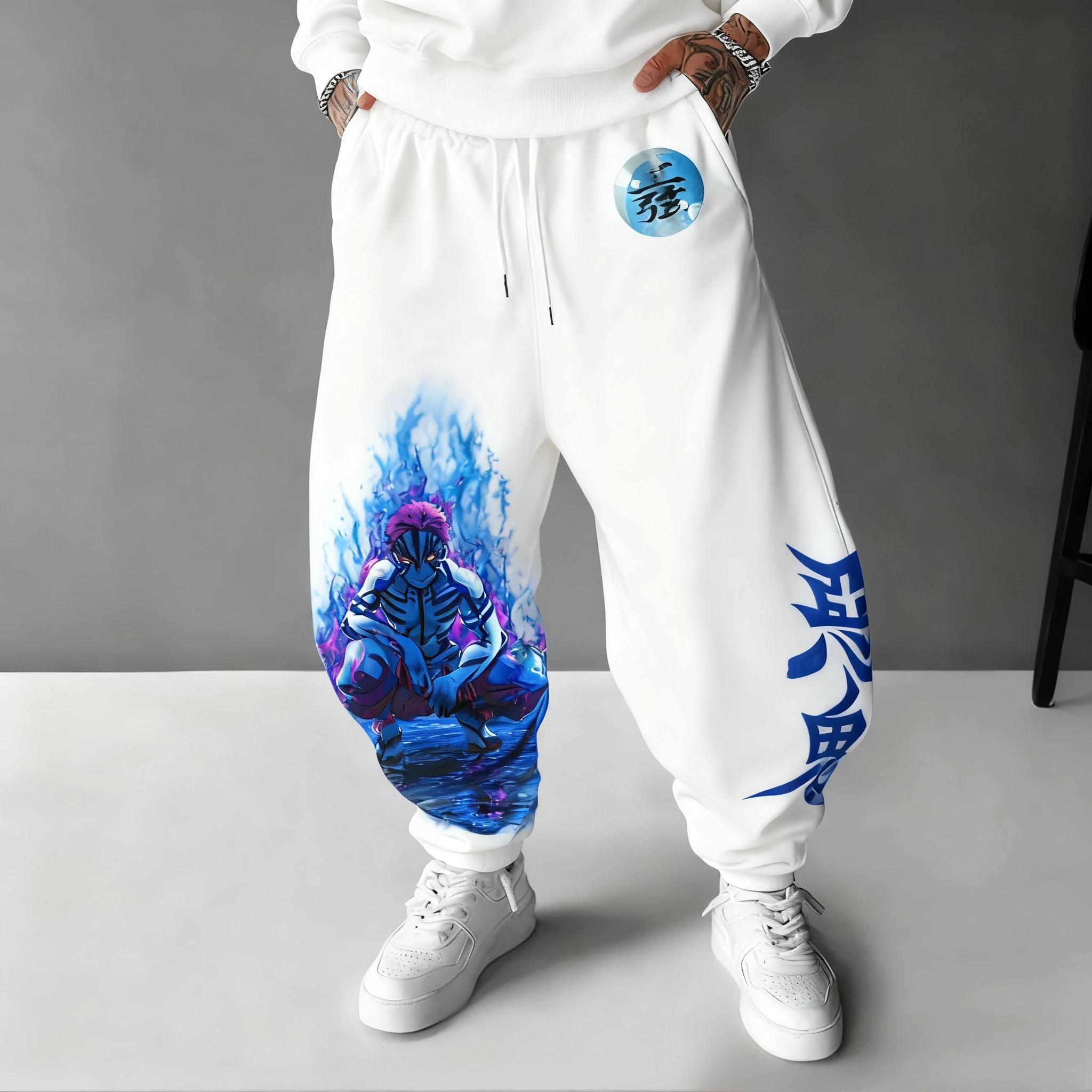 กางเกงลำลองลายอนิเมะดาบพิฆาตอส - Y2K Winter Clothing บทวิจารณ์และราคา