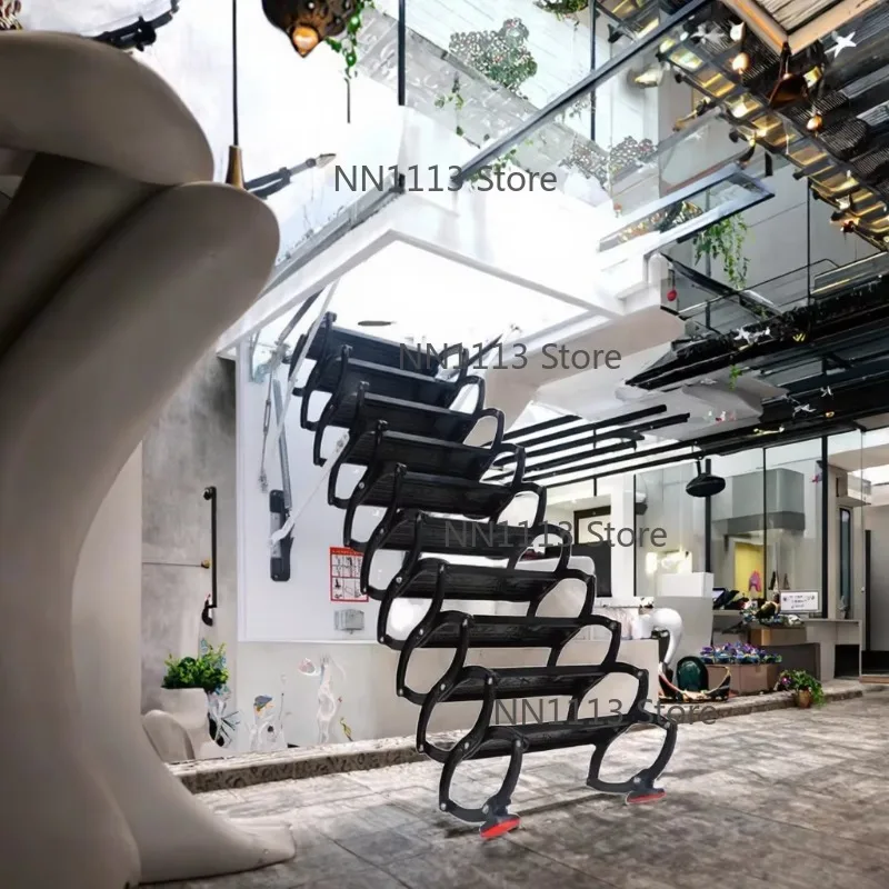 Home Attic Ladder Concealed Telescopic Staircase
