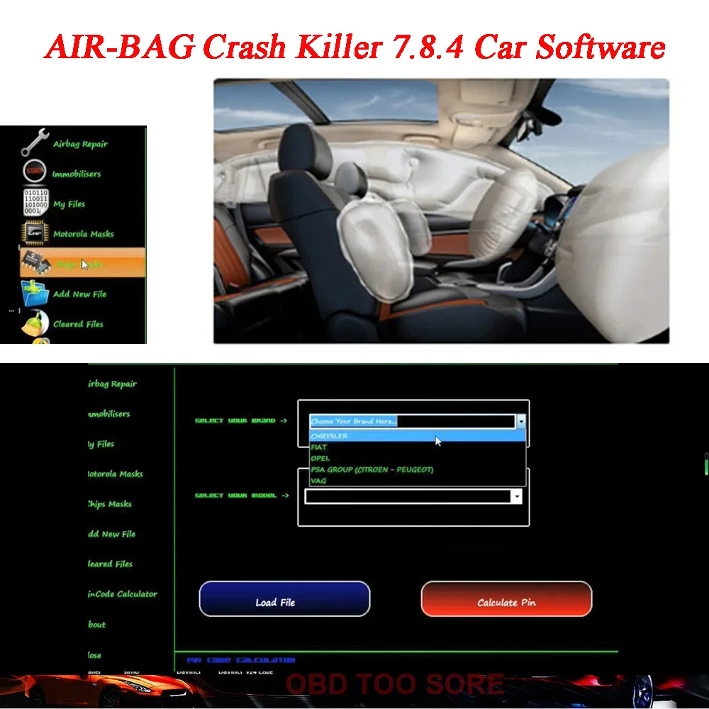 

AIR-BAG Crash Killer 7.8.4 Car Software Free Installation Deleting Crash Data From ECU Dumps Service Tool TeamViewer AnyDesk