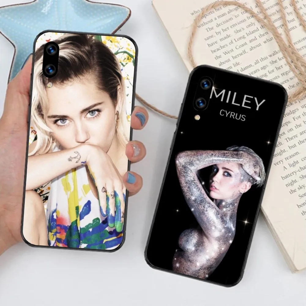 Cool Miley Cyrus Mobile Cell Phone Case for Huawei Mate 40 30 20 10 Pro Lite Nova 9 8 5T Y7p Y7 Black Soft Phone Cover Funda