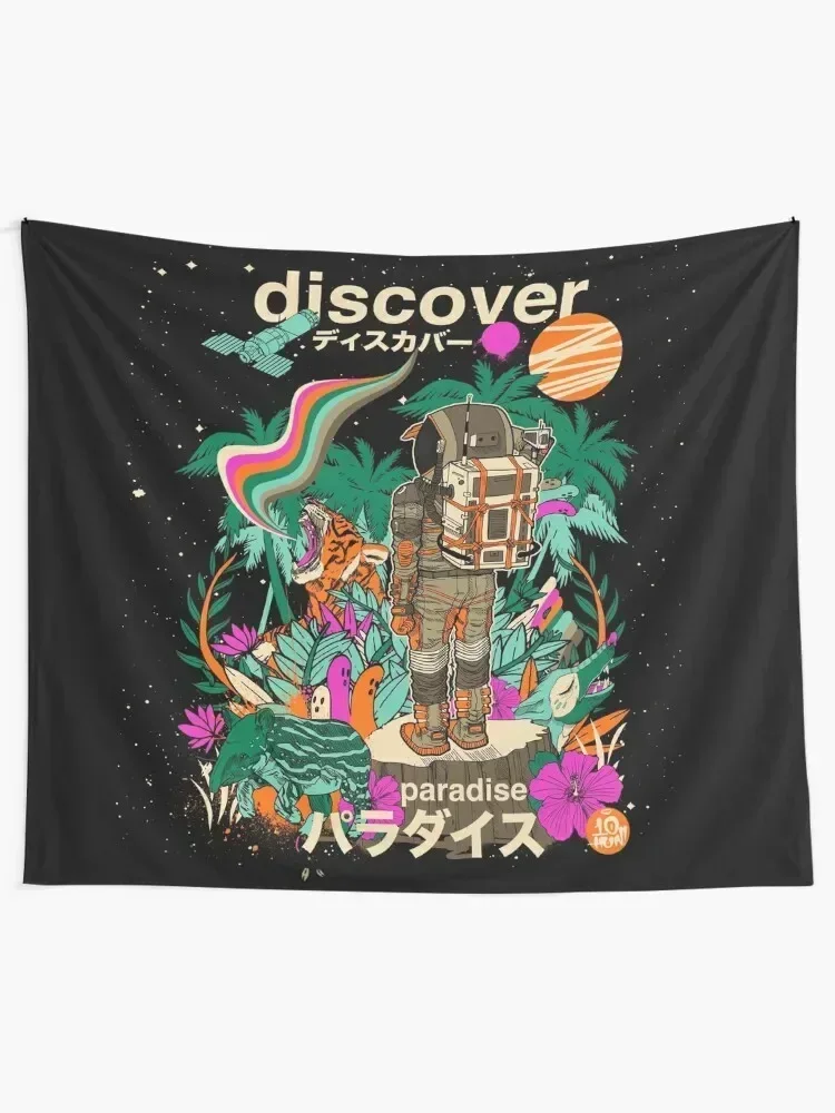 Discover Paradise Tapestry On The Wall Wall Decor Decoration For Rooms Room Ornaments Tapestry