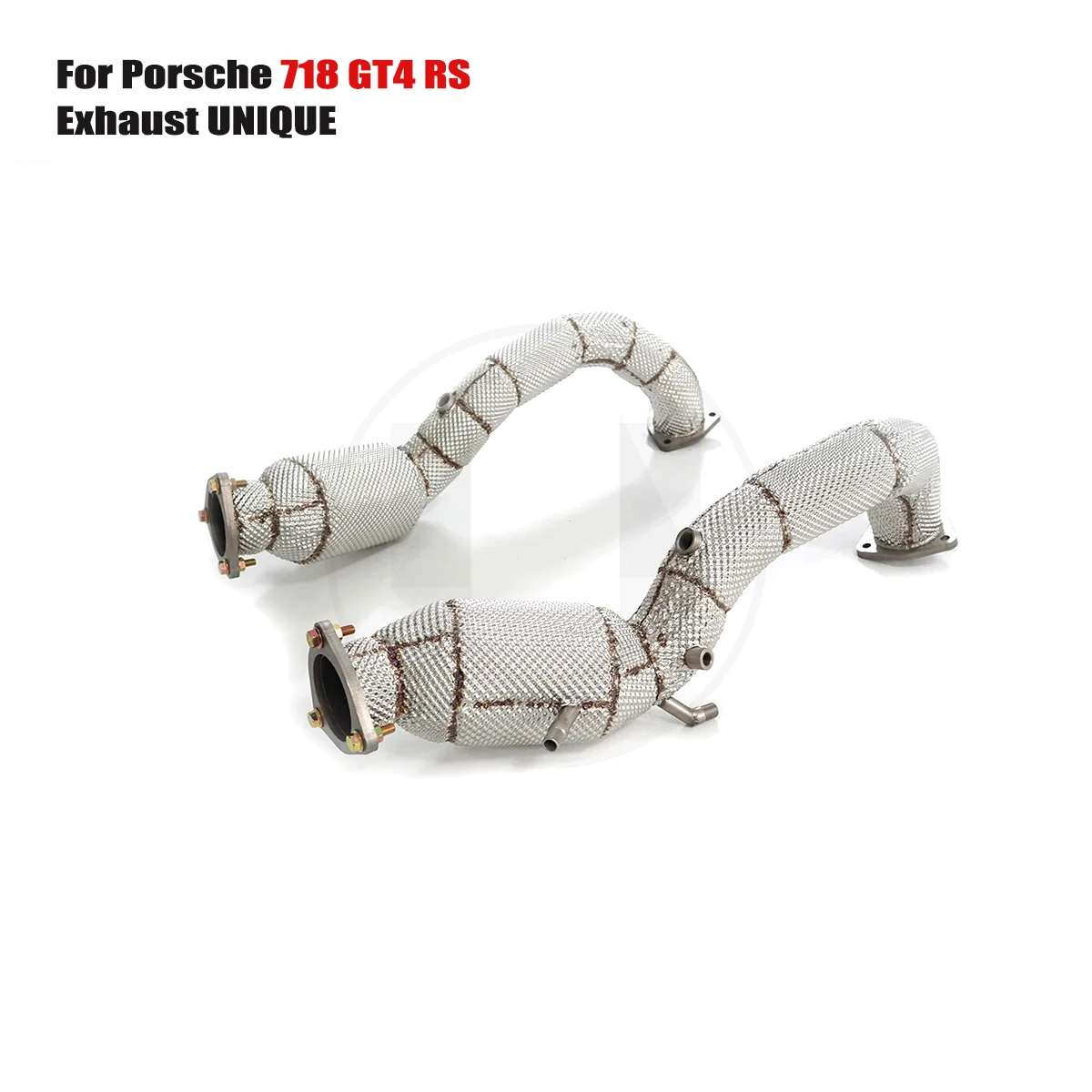 UNIQUE downpipe For Porsche 718 GT4 RS SS304 exhaust with cat/ without cat downpipeWith insulator