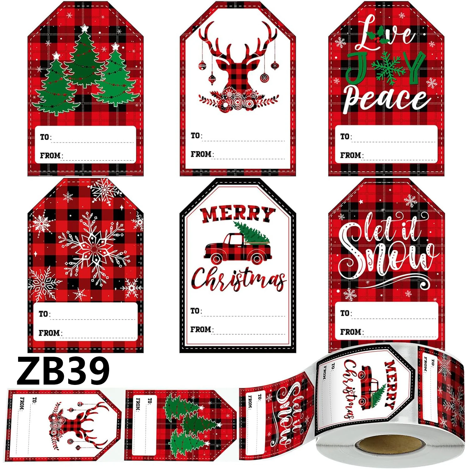 

100-500 шт. красные наклейки с Рождеством, вечерние рождественские подарочные упаковочные этикетки, милые канцелярские наклейки для скрапбукинга