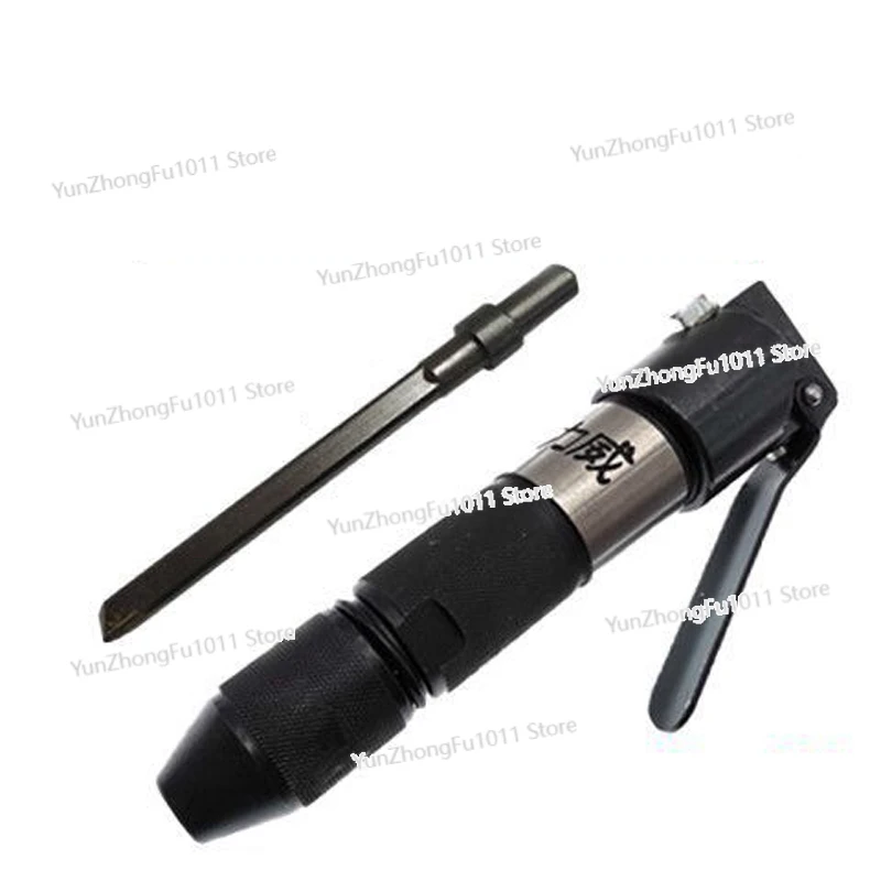 Pneumatic Stone Engraving Machine, Powerful Air Hammer, Art Carving Tool, Stone Embossing Carving Pen, 5500BPM with 4 Inch Cutte