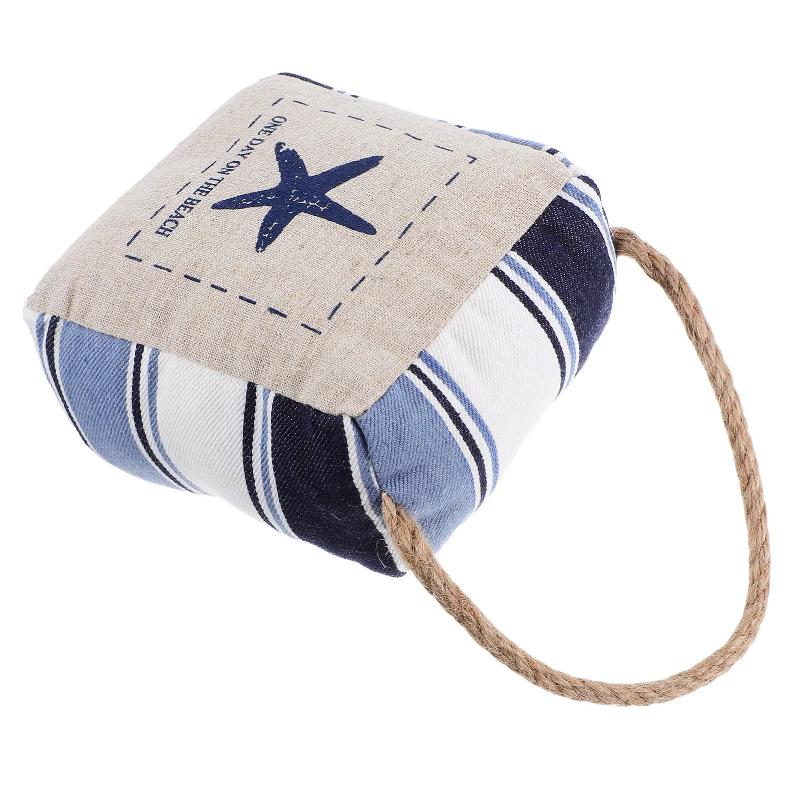

Mediterranean Door Stopper Heavy Duty Fabric Door Stops Indoor Bedroom Bathroom Kids Room Decorative Nautical Theme Floor
