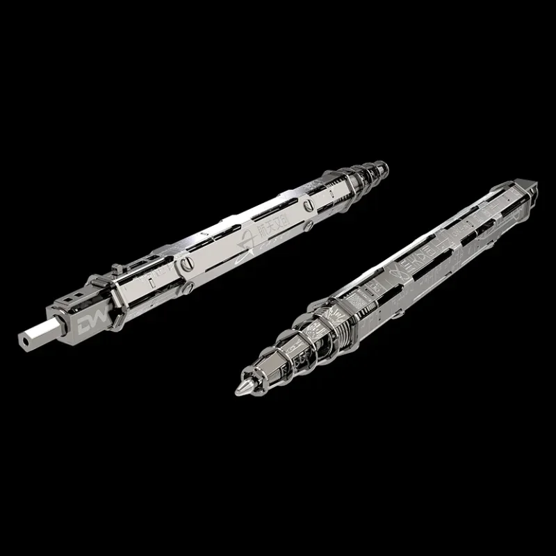 

Персонализированная гелевая ручка DAMI Aerospace Wenchuang «сделай сам», 1,0 мм, черная креативная высокотехнологичная металлическая механическая ручка для сборки, ручка для письма