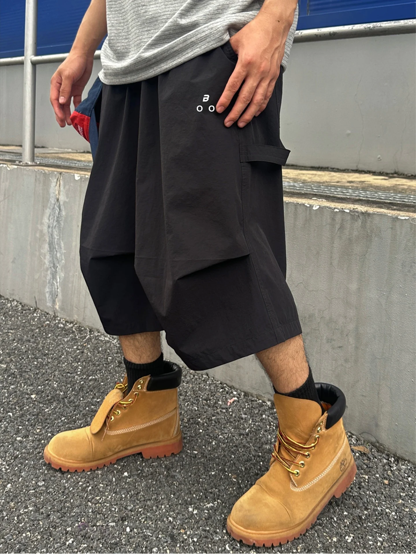 

Lightweight Breathable Summer Shorts Outdoor Sports Casual Straight Leg Workwear Trousers for Men Quick Dry Seven-Foot Length