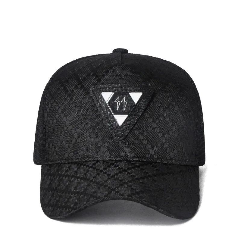 High top big head circumference hat mesh men's baseball cap summer breathable sun protection outdoor versatile truck hat men