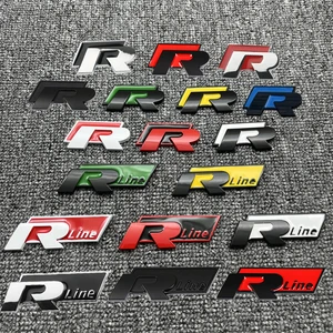 Rline selbstadhäsives Emblem, Karosserie, Schwanz, Kofferraum, Accessoires für Volkswagen, VW GTI, Polo, Golf, Mk8, Touareg, Passat, Magotan, Tiguan, CC 10 Hauptverkäufe Emblema Golf MK8 - №9