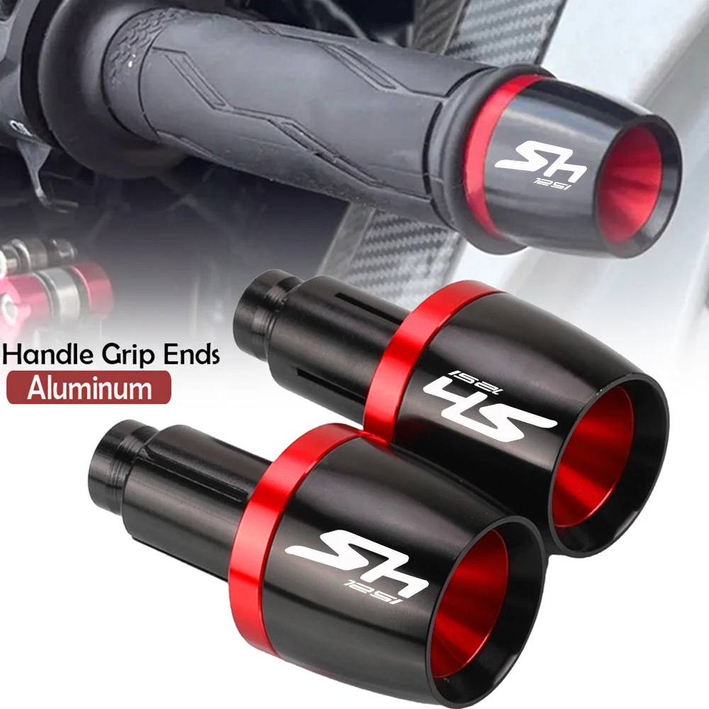 For Honda SH125 SH125i SH 125 125i 2014- 2024 2023 2022 2021 20 Motorcycle Handlebar Grips Bar Ends Cap Counterweight Plug Slide view 6