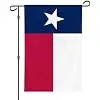 Texas State Garden Flag, 12x18 Inch Double-Sided, Vivid Color Texas National Garden Flags, for Indoor Outdoor Party Home Law jjp