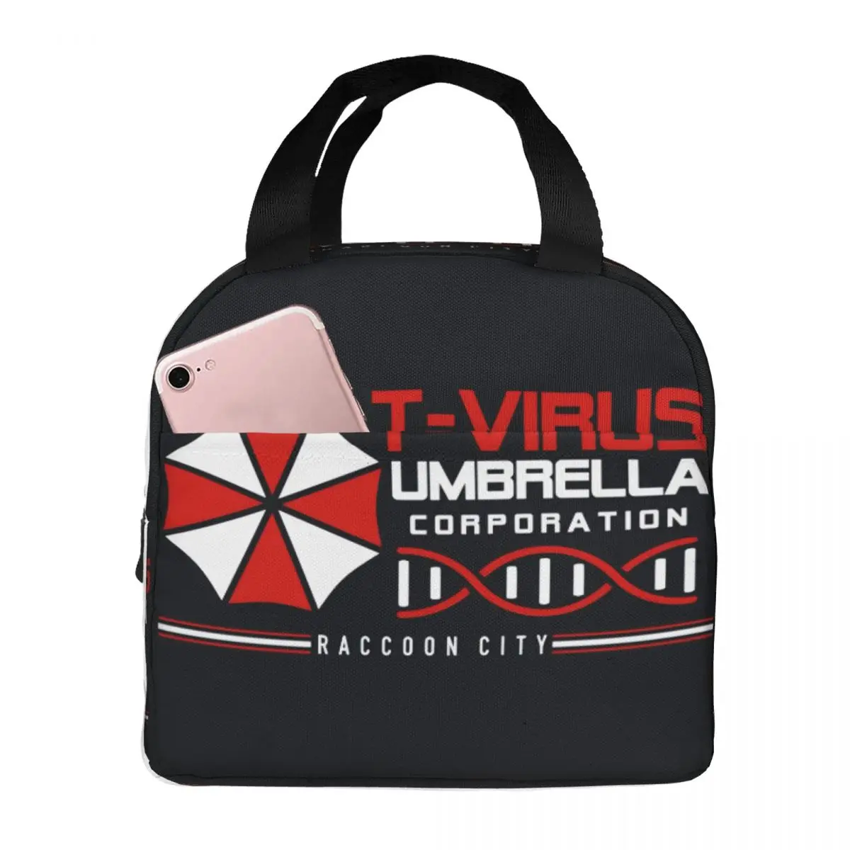 Umbrella Resident Evils Game Thermal Insulated Lunch Bags Women Resuable Lunch Container Outdoor Picnic Multifunction Food Box