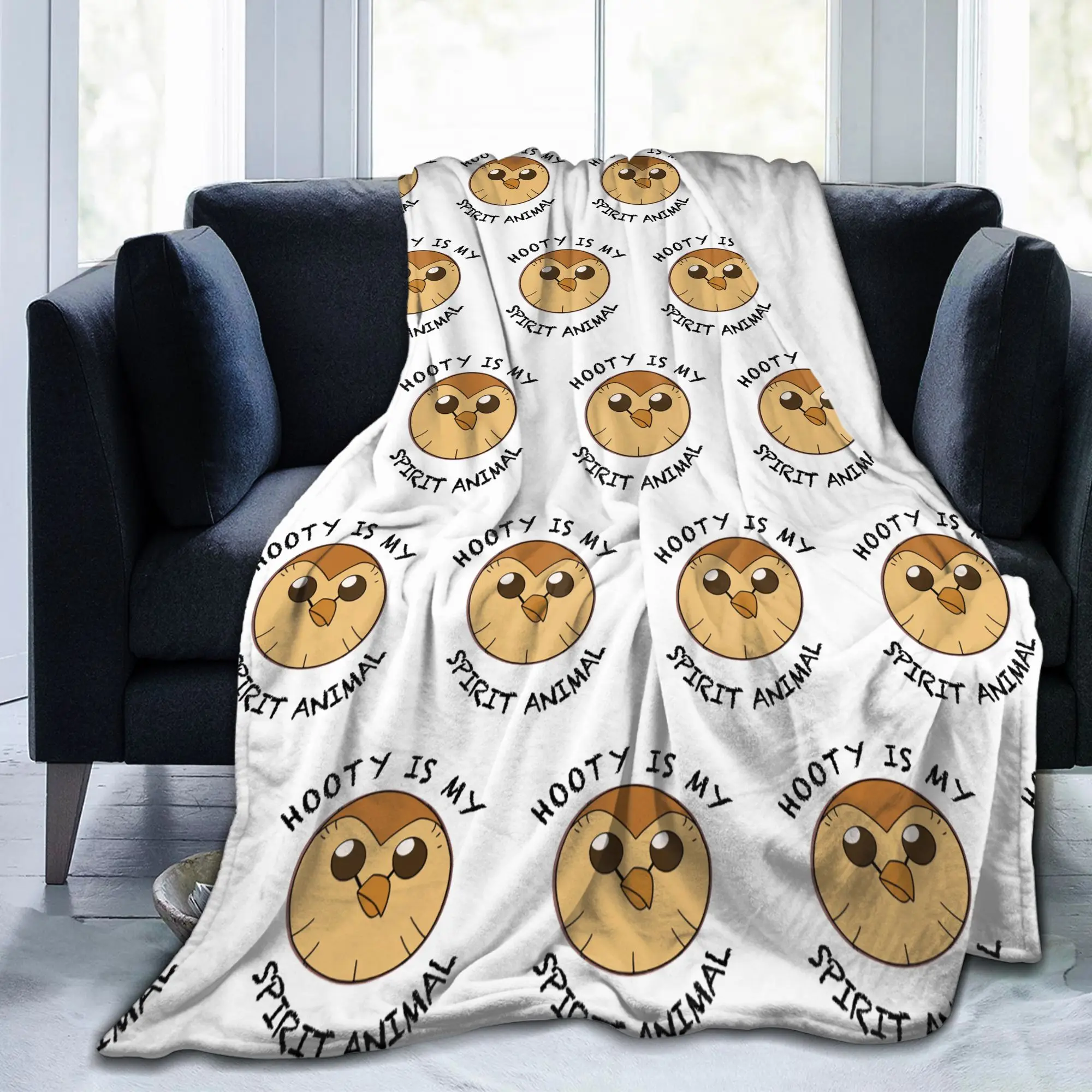 البومة البيت هوتي هو روحي الحيوان غامض البطانيات أنيمي مخصص رمي البطانيات ل أريكة الفراش صالة 150*125 سنتيمتر المفارش