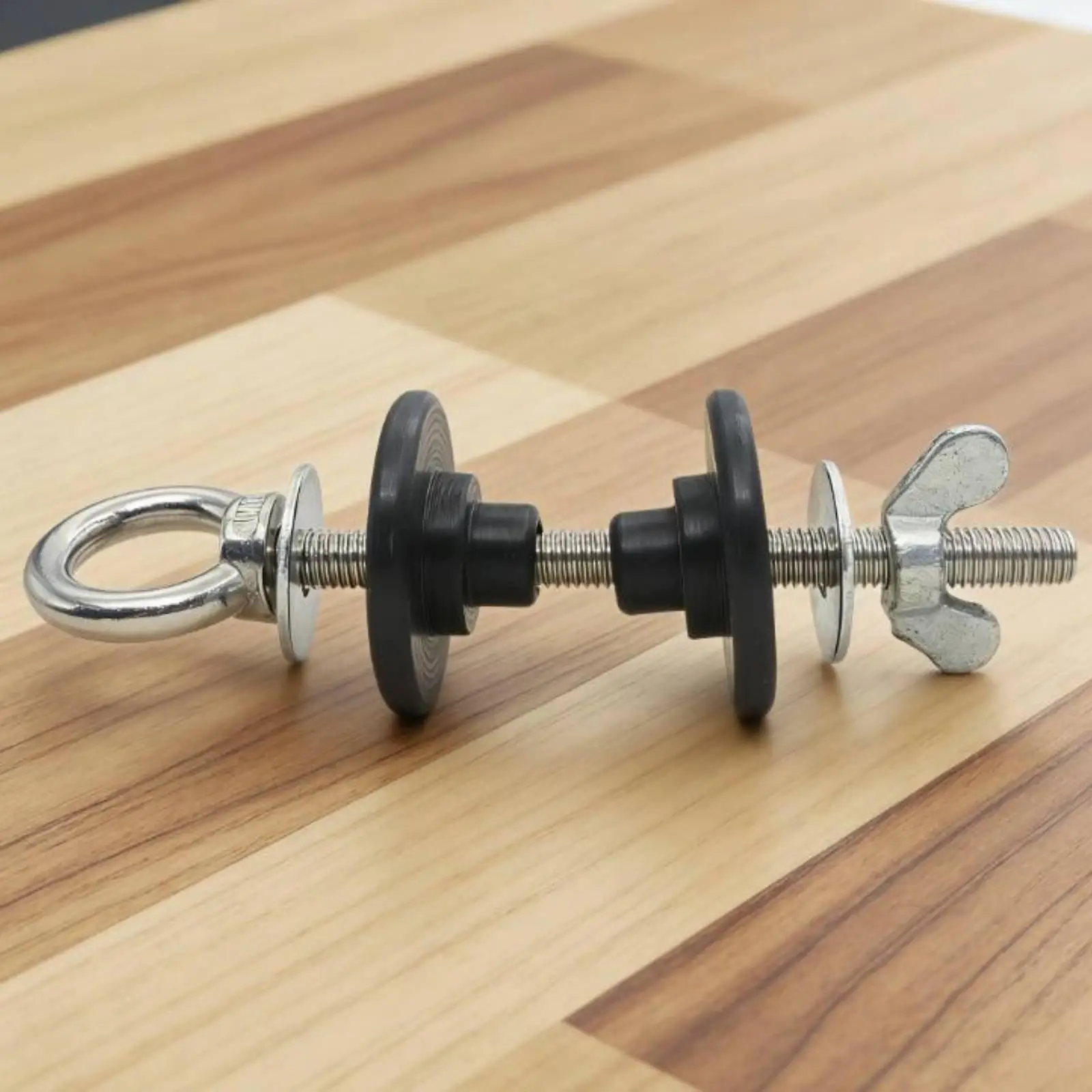 Durable 304 Steel Band Anchoring Pin for Gym Rack Accessories High Pulley Station Heavy Duty Fitness Equipment Mount