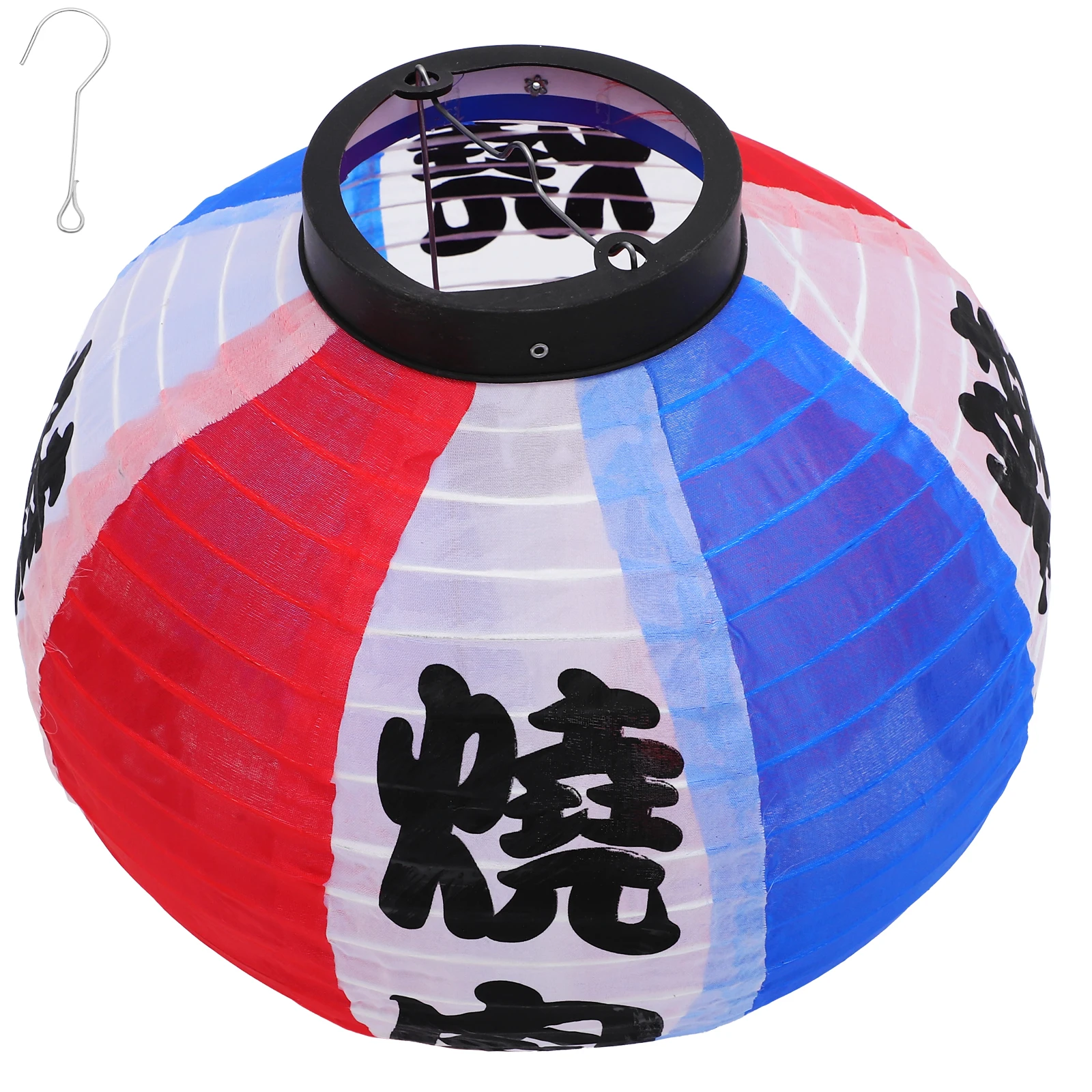 

1pc Japanese Lanterns Restaurant Decor Hanging Fabric Small Decorative Home Outdoor Party Classic Color Elegant Style Festive
