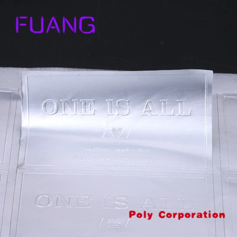 Custom 3d Reliëf Sticker Label Matte Textuur Sieraden Geschenkdoos Afdichting Merk Logo Zelfklevende Sticker