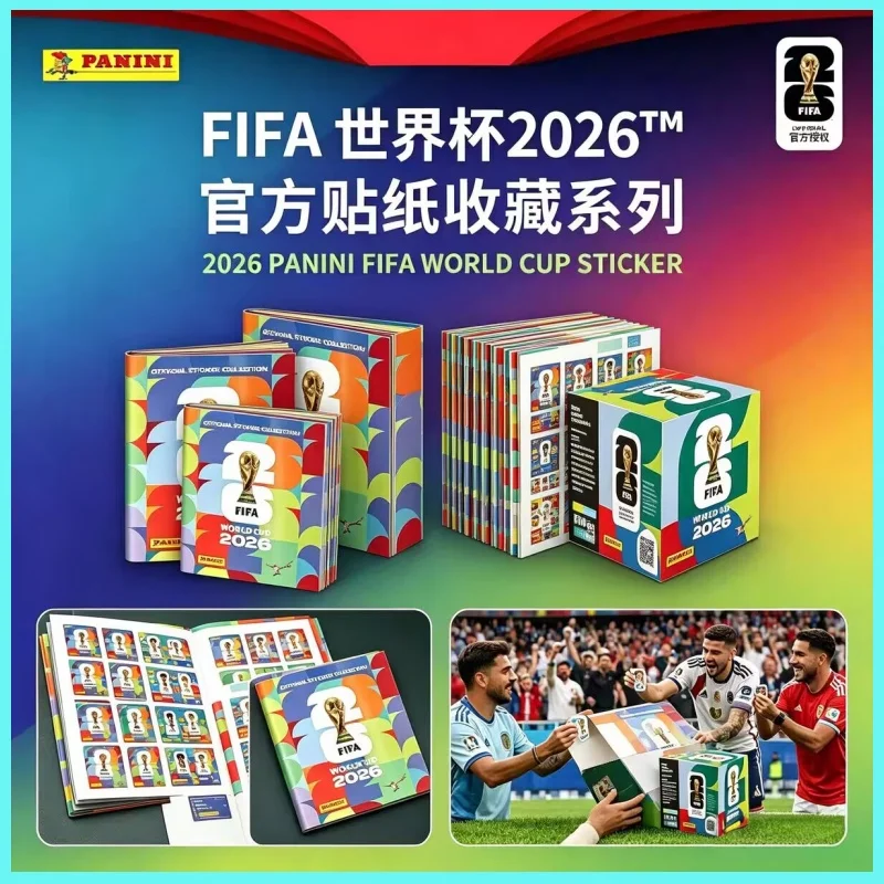 En Stock Nuevo y Popular: La Panini FIFA World Cup 2026 ™   La colección oficial de pegatinas ya está aquí. Caja de 50 paquetes de juguetes sorpresa.