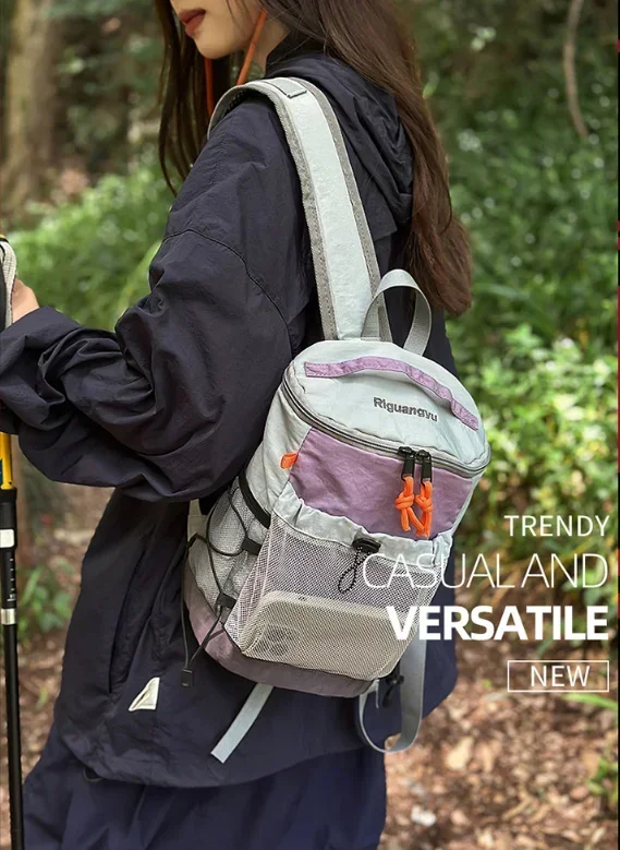 New nylon scratch-resistant outdoor hiking bag leisure travel backpack 2025 autumn model