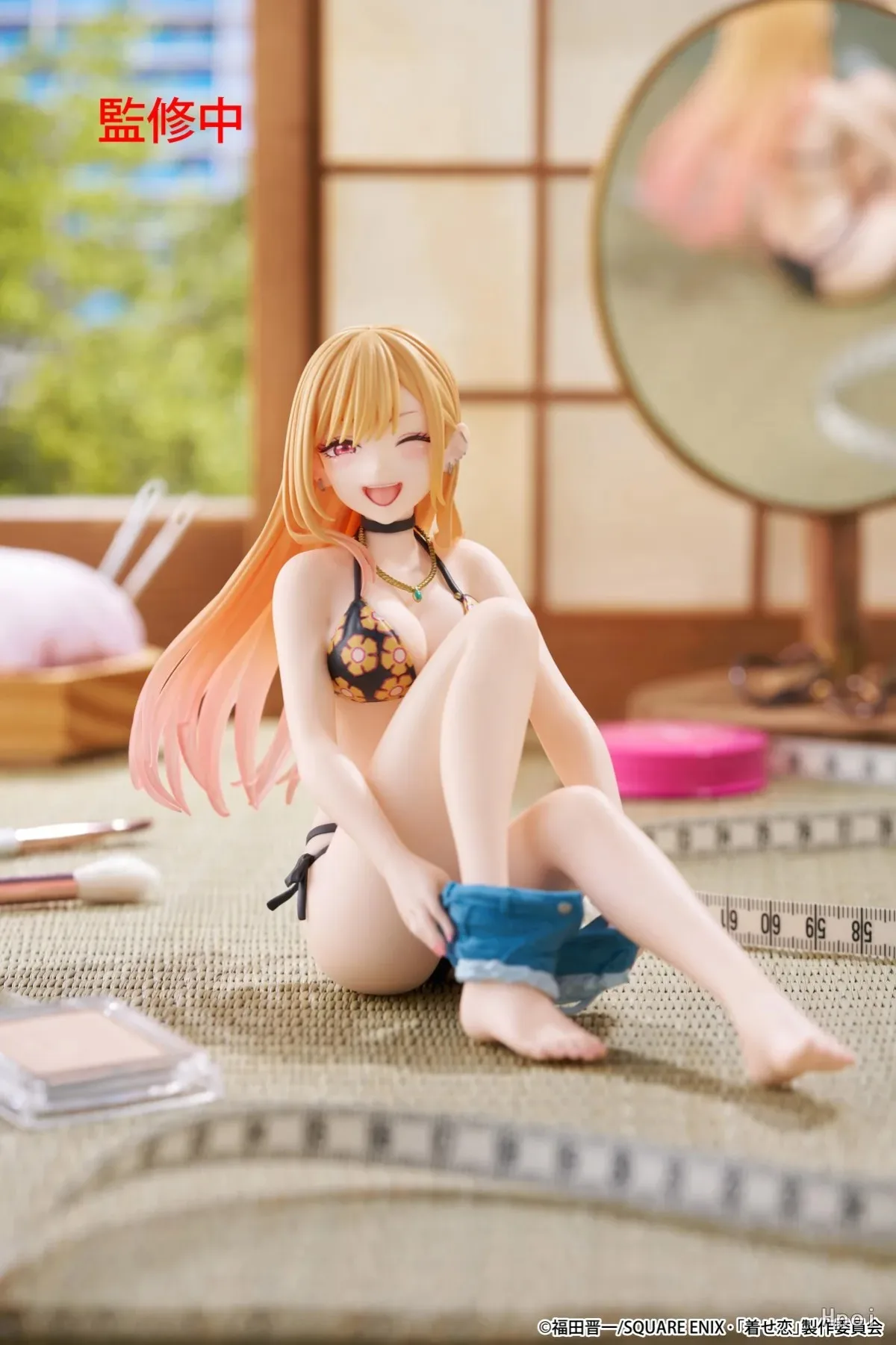 En Stock, Figura Original de Taito, Kitagawa Marin con Traje de Baño, My Dress Up Darling, Adorno Bonito, Modelo de Anime, Regalos de Cumpleaños para Niñas