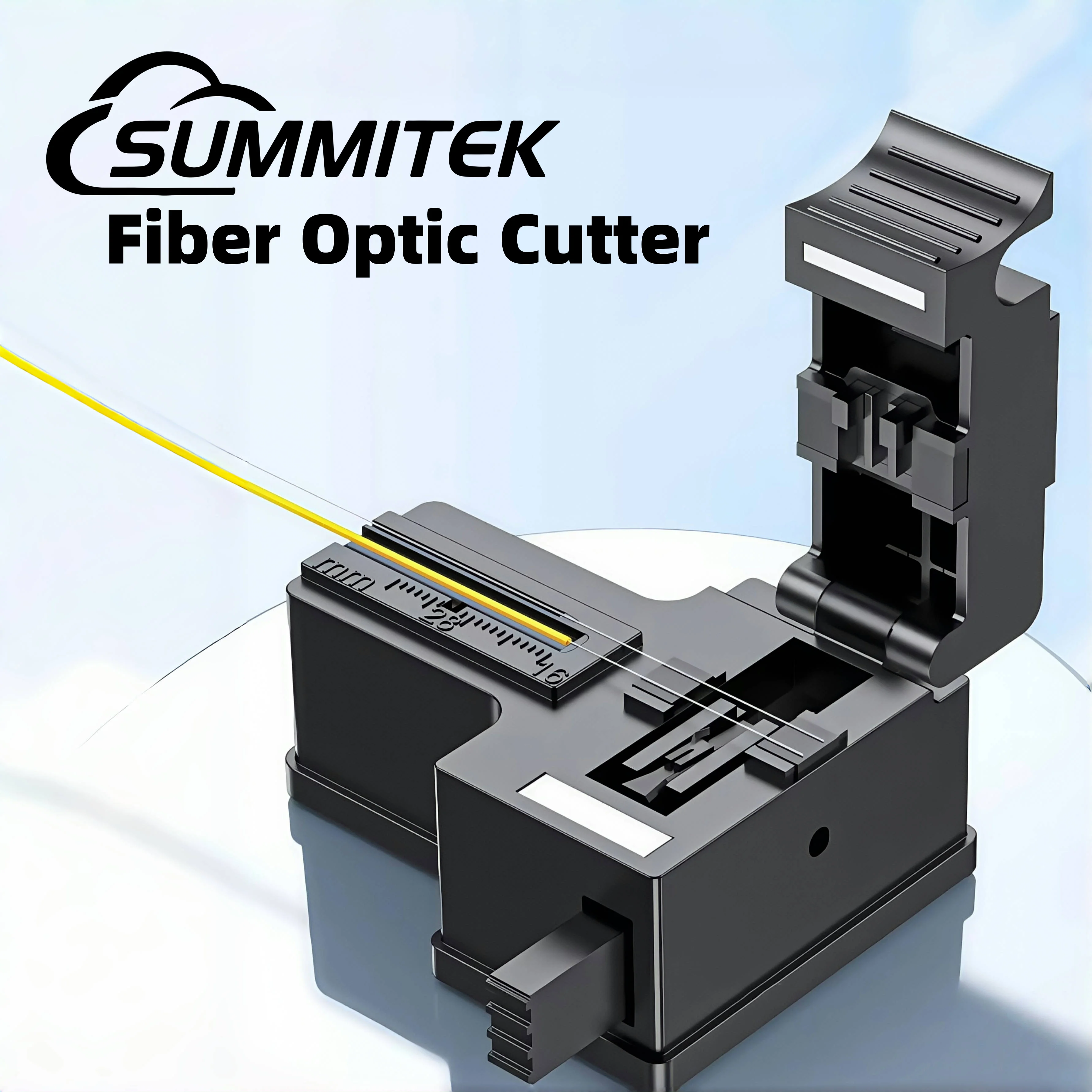

SUMMITEK FTTH Mini Optical Fiber Cleaver ABS Small High Precision Fiber Cutter Cable Cold Connection Cutting Tool