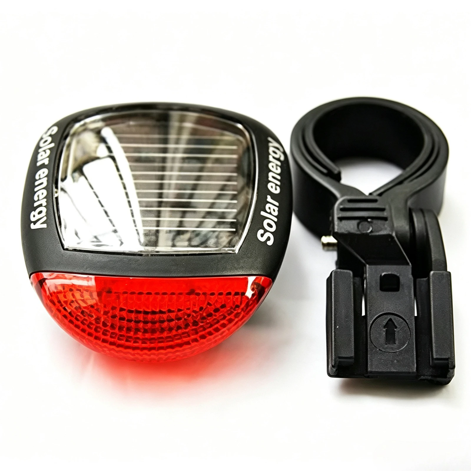 Solar Bicycle Tail Light Cycling Safety Solar Power Energy Bike Rear Lamp Night Riding Safety Warning Taillight MTB Accessories