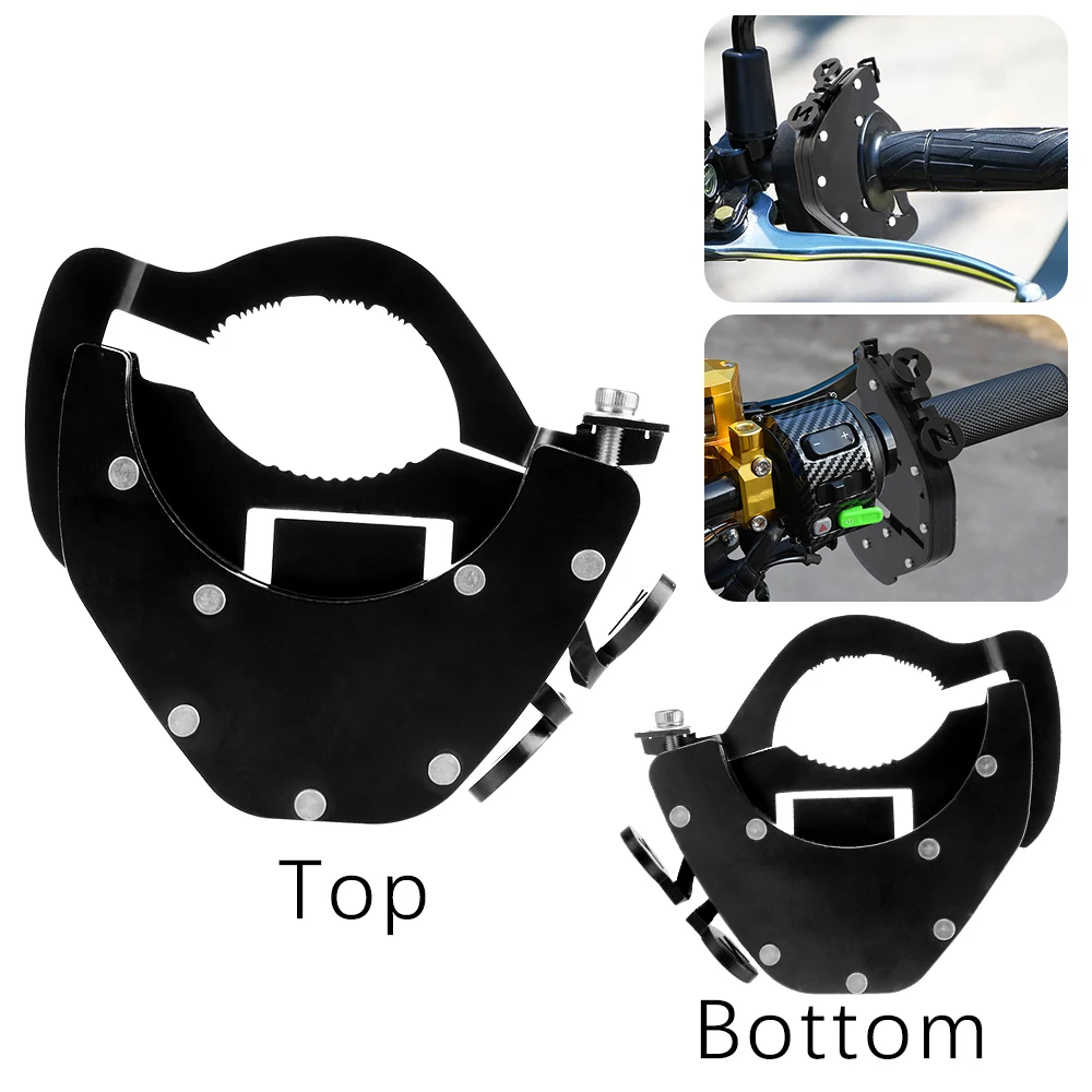 Adjustable Motorcycle Cruise Control Throttle Assist Handlebar Throttle Lock Assist Lock Retainer Top Bottom KIT