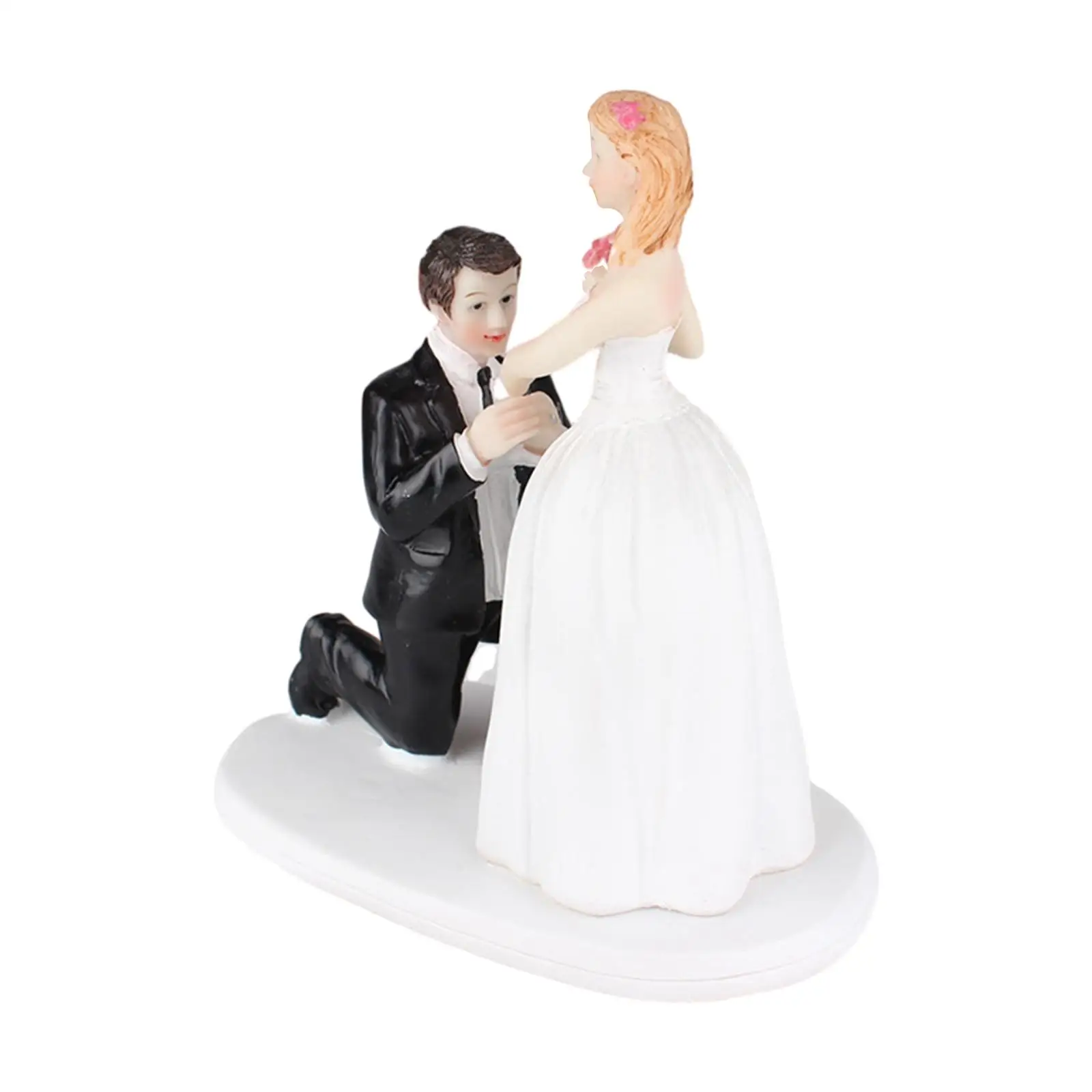 Rustieke Cake Topper Mini Bruidstaart Poppen Topper Voor Verlovingsjubileum