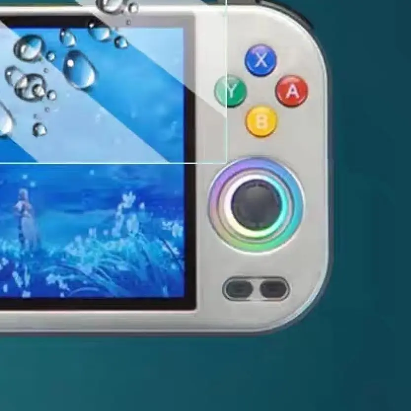 

9H HD Screen Protector Tempered Glass Film for Anbernic RG477M Player Games - Clear Anti-Scratch Shockproof Protective Cover