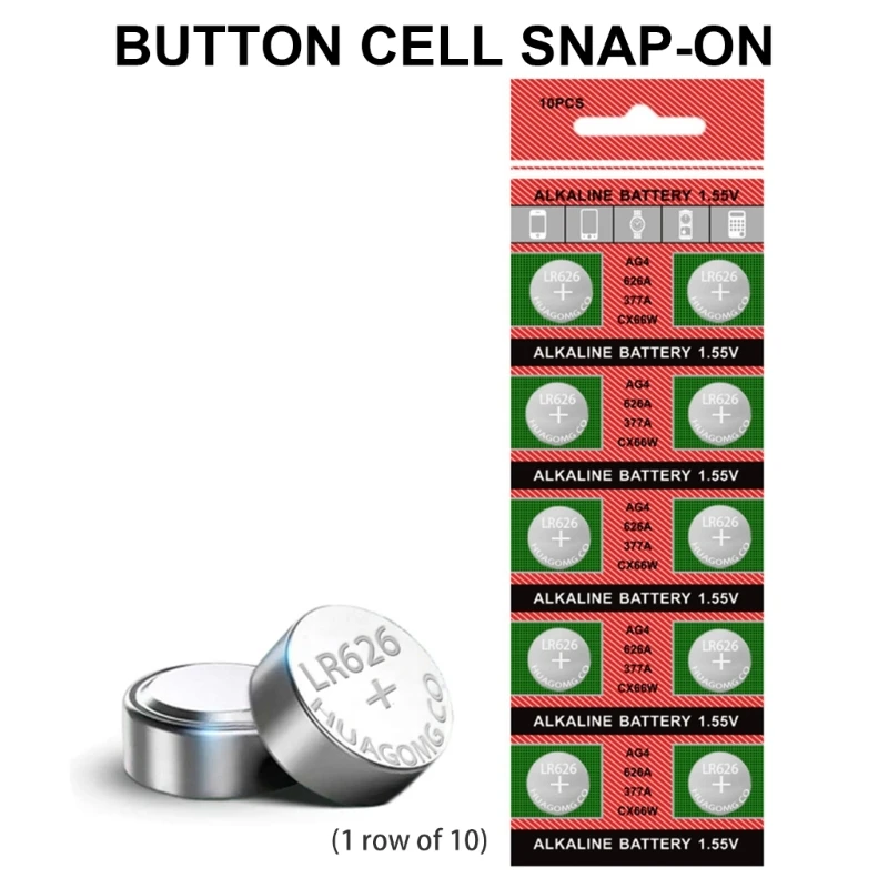 20Piece/10Pieces AG4 377 LR626 Watch Battery, Reliability Performances 1.5V Button Cell Batteries for Small Electronics