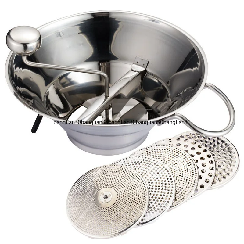 

Мельница для грязи из нержавеющей стали, западные картофели и овощи, ручная мешалка, мешалка для пюре, машина для соуса